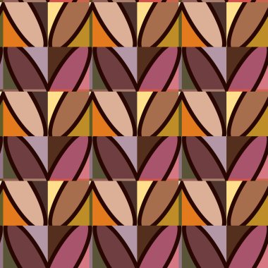 Soyut geometrik şablonun vektör çizimi