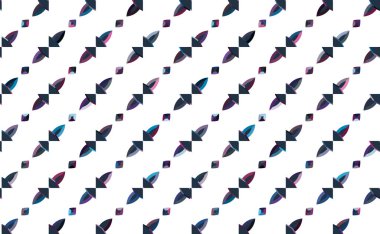 Modern geometrik vektör tasarımı, kusursuz desen çizimi