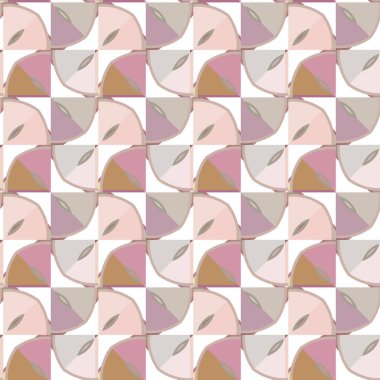 Soyut geometrik şablonun vektör çizimi