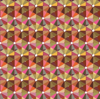 Kusursuz geometrik süslemeli desen, soyut illüzyon arka planı