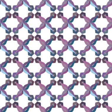 Modern geometrik vektör tasarımı, kusursuz desen çizimi