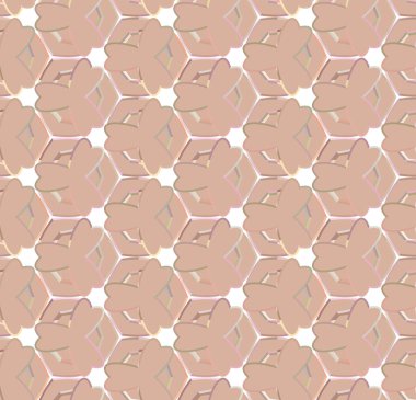 soyut süslemeli baskı, kusursuz desenli kumaş arkaplan