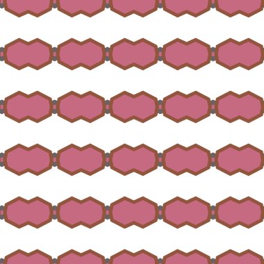 Modern geometrik vektör tasarımı, kusursuz desen çizimi