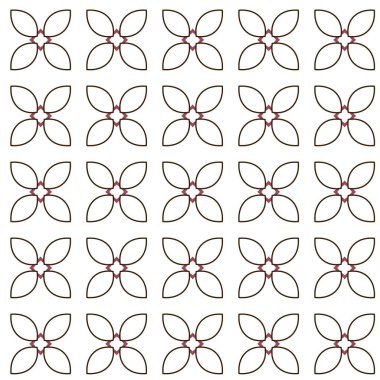 Soyut arkaplan ile kusursuz geometrik süsleme deseni