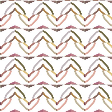 Modern geometrik vektör tasarımı, kusursuz desen çizimi