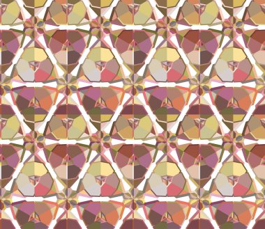 Modern geometrik vektör tasarımı, kusursuz desen çizimi