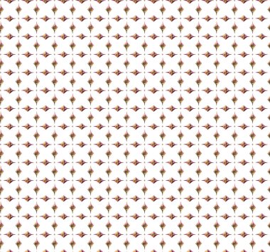 Dikensiz geometrik süslemeli görüntü. Soyut illüzyon arka planı