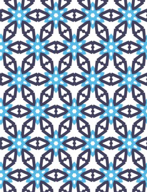 Modern geometrik vektör tasarımı, kusursuz desen çizimi