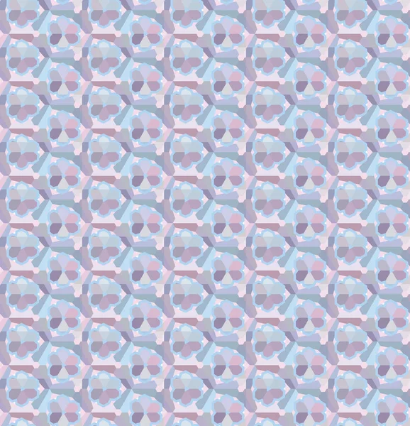 Nahtlose Geometrische Ornamentale Muster Abstrakte Illusion Hintergrund — Stockvektor