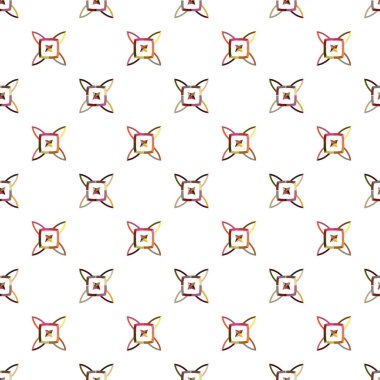 Modern geometrik vektör tasarımı, kusursuz desen çizimi