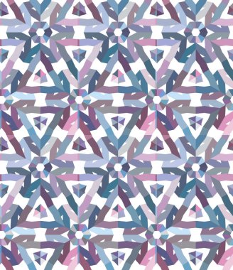 Üçgenli geometrik soyut desen, vektör arkaplan