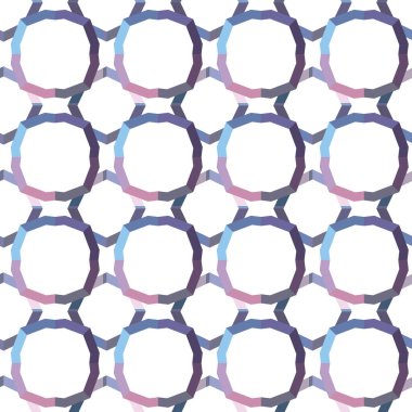 Modern geometrik vektör tasarımı, kusursuz desen çizimi