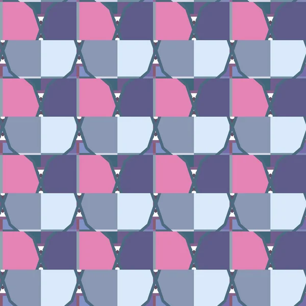 Motif Ornemental Géométrique Sans Couture Fond Illusion Abstraite — Image vectorielle