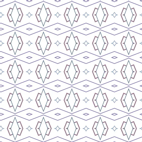 Nahtlose Geometrische Ornamentale Muster Abstrakte Illusion Hintergrund — Stockvektor