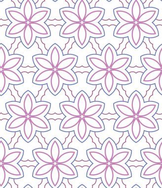 Soyut geometrik şablonun vektör çizimi