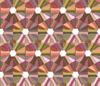 Soyut geometrik şablonun vektör çizimi