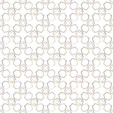 Soyut geometrik şablonun vektör çizimi