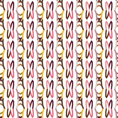 Modern geometrik vektör tasarımı, kusursuz desen çizimi