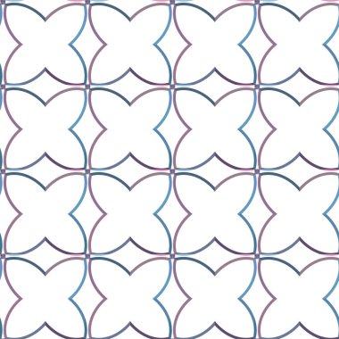 Kusursuz geometrik süslemeli desen, soyut illüzyon arka planı   