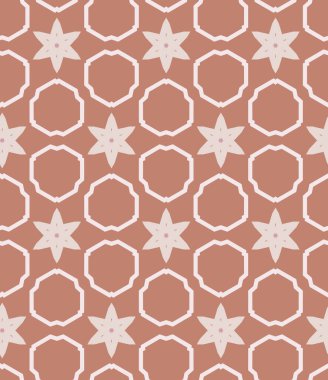 Modern geometrik vektör tasarımı, kusursuz desen çizimi