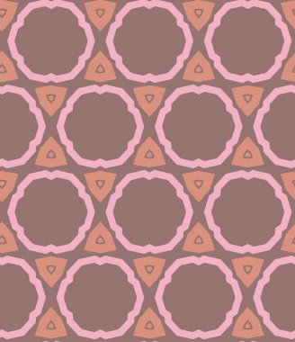 Modern geometrik vektör tasarımı, kusursuz desen çizimi