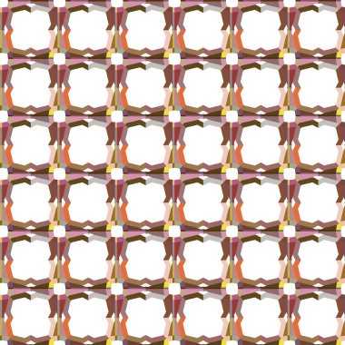 Modern geometrik vektör tasarımı, kusursuz desen çizimi