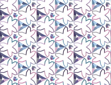 Kusursuz geometrik süslemeli desen, soyut illüzyon arka planı   