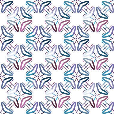 soyut süslemeli baskı, kusursuz desenli kumaş arkaplan