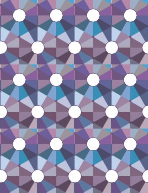 Modern geometrik vektör tasarımı, kusursuz desen çizimi