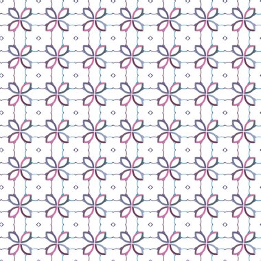 Kusursuz geometrik süslemeli desen, soyut illüzyon arka planı