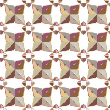 Soyut geometrik şablonun vektör çizimi