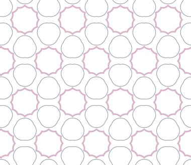 Modern geometrik vektör tasarımı, kusursuz desen çizimi