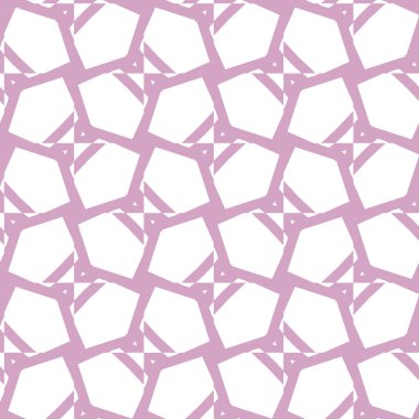 Modern geometrik vektör tasarımı, kusursuz desen çizimi