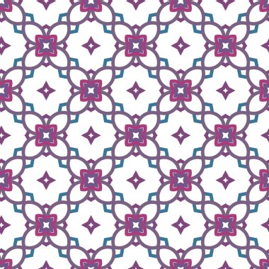 Modern geometrik vektör tasarımı, kusursuz desen çizimi