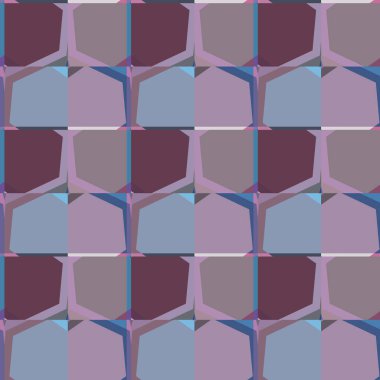 Modern geometrik vektör tasarımı, kusursuz desen çizimi