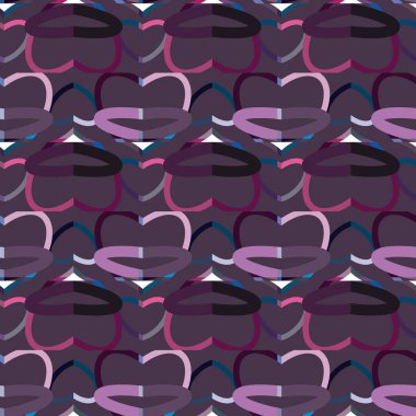 soyut süslemeli baskı, kusursuz desenli kumaş arkaplan