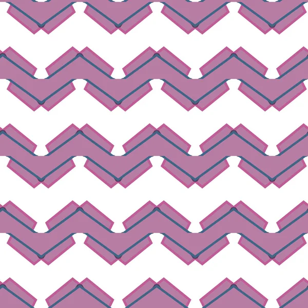 Nahtlose Geometrische Ornamentale Muster Abstrakte Illusion Hintergrund — Stockvektor