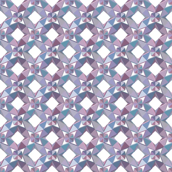 シームレスな幾何学的装飾パターン抽象的な幻想的背景 — ストックベクタ
