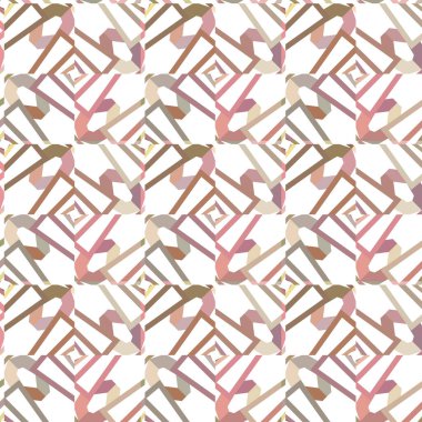 Modern geometrik vektör tasarımı, kusursuz desen çizimi