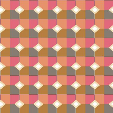 Modern geometrik vektör tasarımı, kusursuz desen çizimi