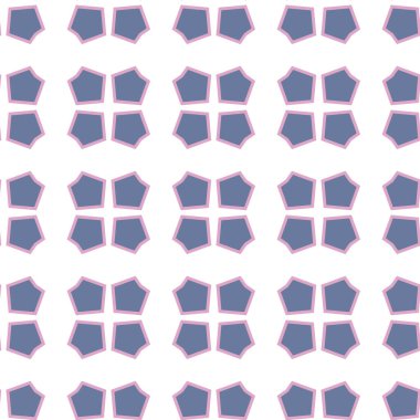 Modern geometrik vektör tasarımı, kusursuz desen çizimi