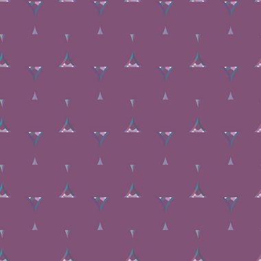 Modern geometrik vektör tasarımı, kusursuz desen çizimi