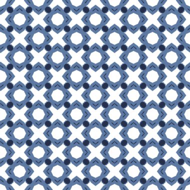 Modern geometrik vektör tasarımı, kusursuz desen çizimi