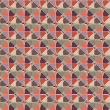 Modern geometrik vektör tasarımı, kusursuz desen çizimi