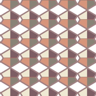 Modern geometrik vektör tasarımı, kusursuz desen çizimi