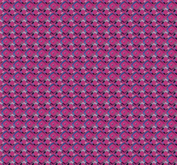 Nahtlose Geometrische Ornamentale Muster Abstrakte Illusion Hintergrund — Stockvektor