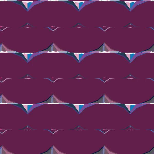 Naadloos Geometrisch Ornamentspatroon Abstracte Illusie Achtergrond — Stockvector