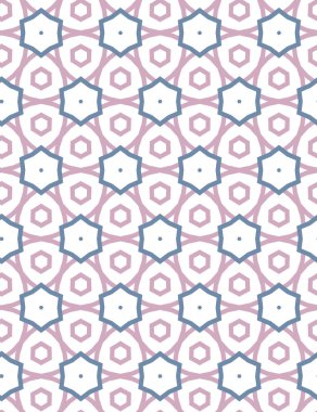 Modern geometrik vektör tasarımı, kusursuz desen çizimi