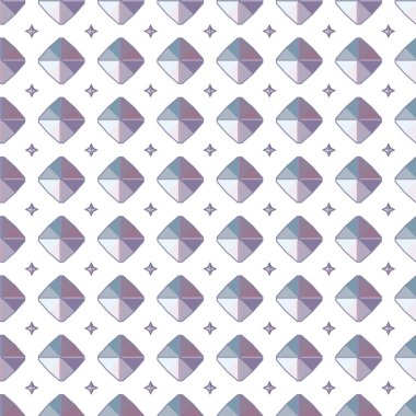 Modern geometrik vektör tasarımı, kusursuz desen çizimi