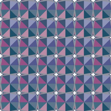 Modern geometrik vektör tasarımı, kusursuz desen çizimi